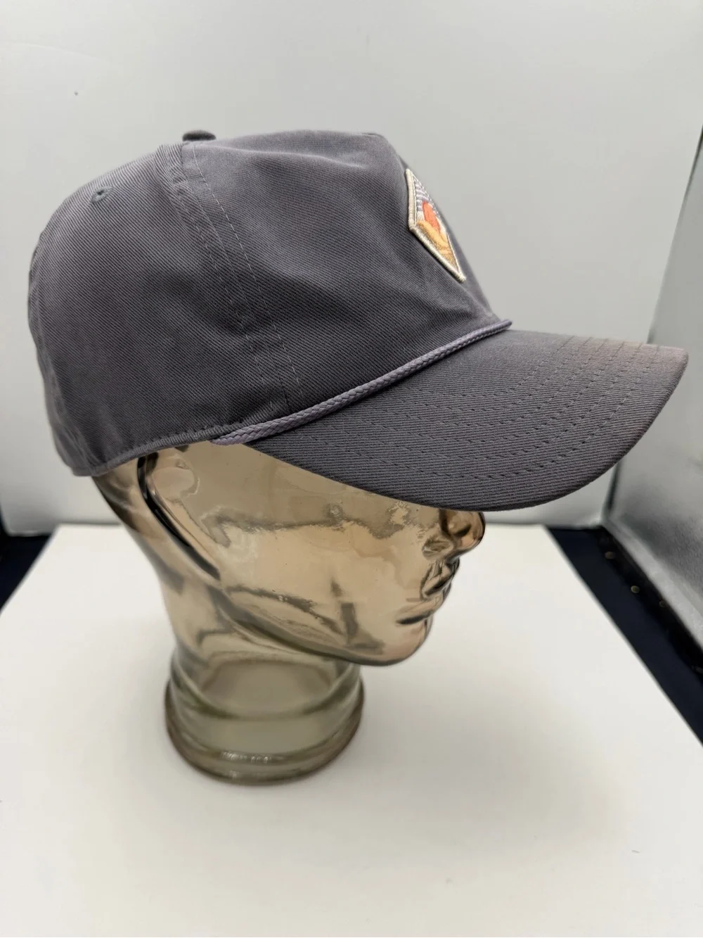Rowdy Gentlemen‎ Men's Navy Rope Hat with Sunset Patch